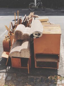Bulk garbage on street